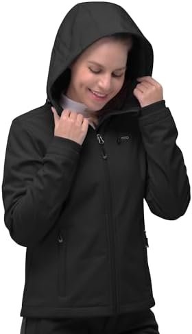 33,000ft Women's Softshell Jacket, Fleece Lined Warm Jacket ...