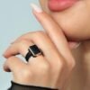 Rinfit Women's Silicone Rings - Engagement or Promise Ring f...