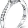 JewelryPalace Classic 1ct 2ct 3ct Cubic Zirconia Solitaire E...