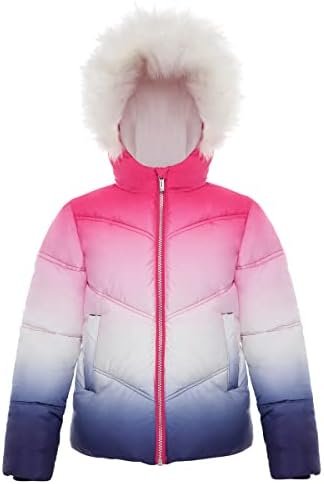 Rokka&Rolla Girls' Heavyweight Puffer Jacket Quilted Winter ...