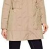 Cole Haan Women's Packable Hooded Rain Jacket with Bow