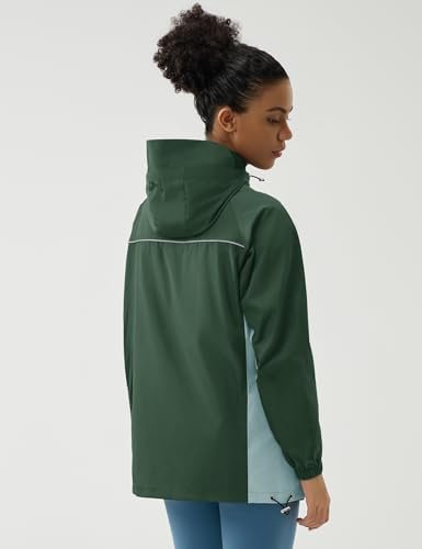 LOMON Lightweight Active Rain Jacket Hooded Water Resistant ...