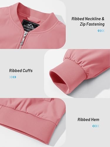 TACVASEN Women's Bomber Jackets Lightweight Casual Jacket Fu...