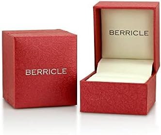 BERRICLE Sterling Silver 3-Stone Wedding Engagement Rings 0....