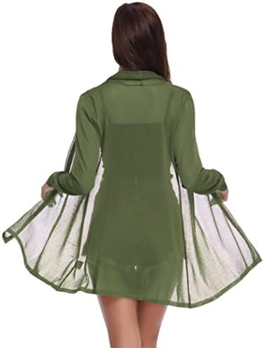 Totatuit Womens Summer Lightweight Sheer Kimono Cardigan Lon...