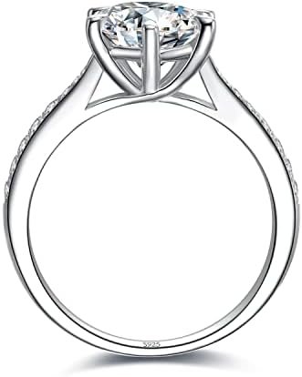 JewelryPalace Classic 1ct 2ct 3ct Cubic Zirconia Solitaire E...