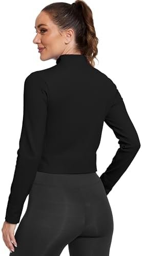 MathCat Seamless Workout Jacket for Woman,Zip Up Long Sleeve...