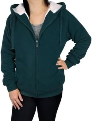 Outfitters Women's Fleece Lined Zip Up Hoodies Casual Hooded... Outfitters Women's Fleece Lined Zip Up Hoodies Casual Hooded...