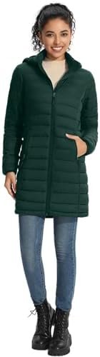 ZMC Packable Women Puffer Coat, Lightweight Water-Resistant ...