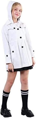 Betusline Girl's Single Breasted Trench Coat Dress Coat Oute...