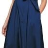 Alex Evenings Women's Stretch Taffeta Wedding Guest Dress wi...