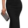 EYNMIN Women's Sleeveless Bodycon Corset Maxi Dress Spaghett...