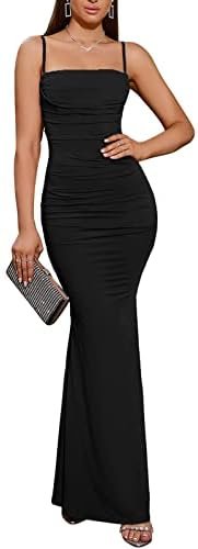 EYNMIN Women's Sleeveless Bodycon Corset Maxi Dress Spaghett... EYNMIN Women's Sleeveless Bodycon Corset Maxi Dress Spaghett...