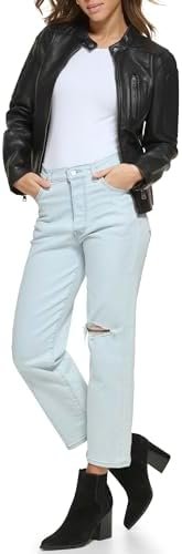 Levi's Women's Faux Leather Motocross Racer Jacket (Standard...