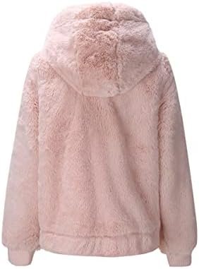 Bellivera Women's Faux Fur Coat Shearling Fluffy Fuzzy Shagg...