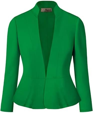 Hybrid & Company Women's Casual Work Office Elegant Open Fro...