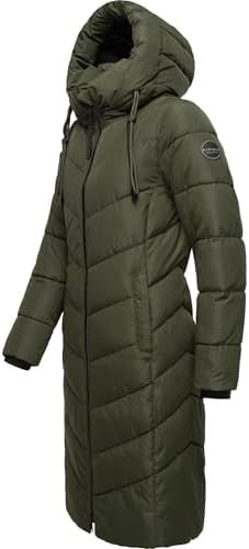 Marikoo Women's Winter Jacket with Hood | Windproof & Weathe...