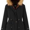 FARVALUE Women's Winter Coat Hooded Warm Fleece Parka Jacket...