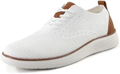 VILOCY Men's Casual Dress Sneakers Oxfords Business Mesh Bre...