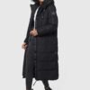 Marikoo Long Fall & Winter Coat for Women | Detachable Hood ...