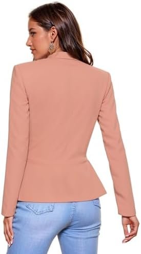 Hybrid & Company Women's Casual Work Office Elegant Open Fro...