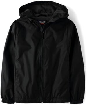 The Children's Place Boys' Uniform Windbreaker Jacket The Children's Place Boys' Uniform Windbreaker Jacket