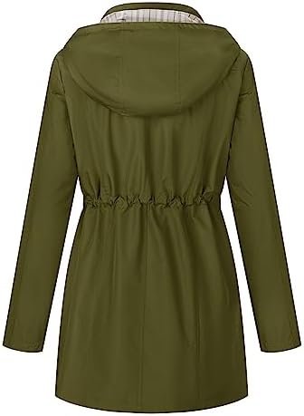 LOMON Women Waterproof Outdoor Hiking Raincoat Women Lined R...