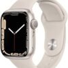 Apple Watch Series 7 (GPS, 41mm) Starlight Aluminum Case wit...