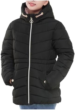 Rokka&Rolla Girls' Water-Resistant Long Puffer Jacket Winter...