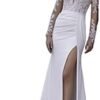 Loyeloy Women's Wedding Dresses for Bride 2024 Sexy V Neck S...