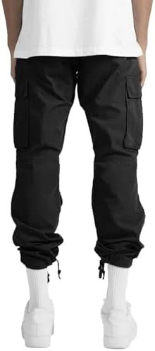 Cargo Pants for Men Casual Hiking Pants Fleece Joggers Athle...