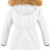 CREATMO US Girl's Long Winter Warm Parka Sherpa Trimmed Coll...