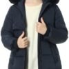 Girl's Winter Long Coat Parka Kids Warm Hooded Puffer Jacket...