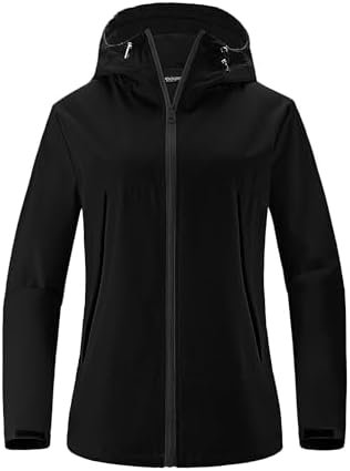 Avoogue Rain Jacket Women Waterproof Lightweight Raincoat Li...