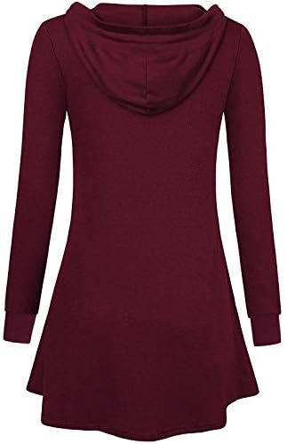 Miusey Womens Zip Up Long Hoodie Jacket Lightweight Tunic Sw...