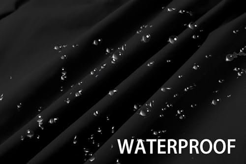 Cromoncent Girl's Waterproof Hoodie Trench Coat Cute Dress C...