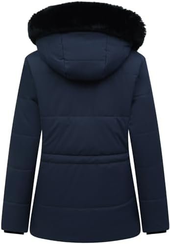 MOERDENG Women's Warm Winter Puffer Coat Thicken Fleece Line...