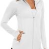 MAGCOMSEN Women's UPF 50+ Lightweight Athletic Jacket Sun Pr...