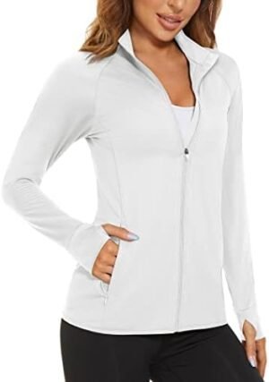 MAGCOMSEN Women's UPF 50+ Lightweight Athletic Jacket Sun Pr... MAGCOMSEN Women's UPF 50+ Lightweight Athletic Jacket Sun Pr...