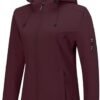 Outdoor Ventures Women's Softshell Jacket with Hood Fleece L...