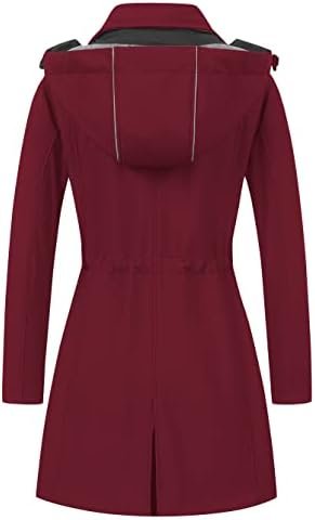 CREATMO US Women's Lightweight Waterproof Long Softshell Tac...