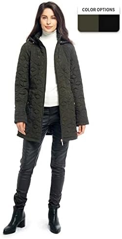 S P Y M Womens Diamond Quilted Jacket Lightweight Padding Co...