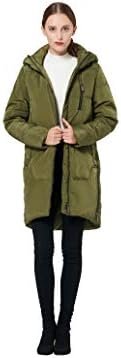 Orolay Women's Stylish Down Hooded Jacket with Two-Way Zippe...