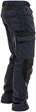 Men's Heavy Duty Construction Work Pants with Reinforced Kne...