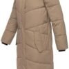 Extra Long Quilted Winter Jacket for Women with Detachable H...