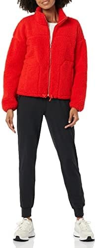 Amazon Essentials Woman's Fleece Zip-Up Sherpa Jacket