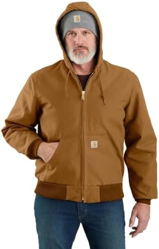 Carhartt Men's J140 Loose Fit Firm Duck Insulated Flannel-Li...