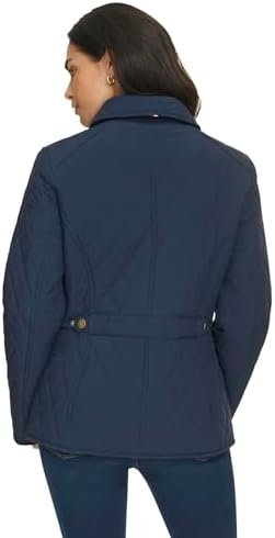 Tommy Hilfiger Womens Quilt Casual Barn Jacket