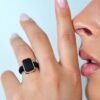 Rinfit Women's Silicone Rings - Engagement or Promise Ring f...