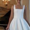 Simple Short Wedding Dresses for Bride 2025 Elegant Off The ...